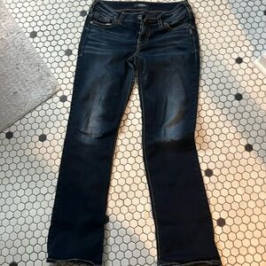 Silver Elyse Mid Slim Boot jeans size W29/L33